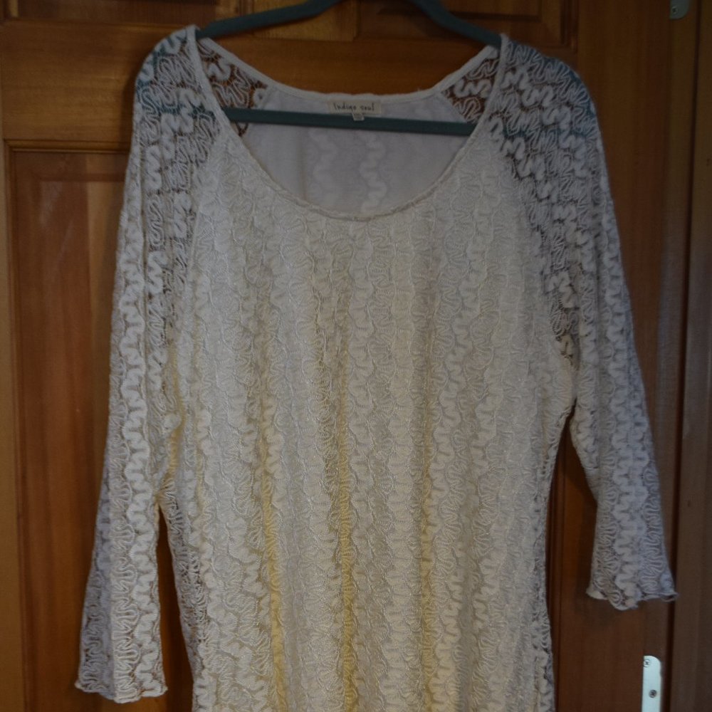 Lacy lined blouse
